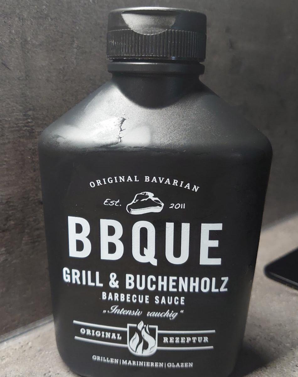 Fotografie - BBQUE Grill & Buchenholz Barbecue Sauce