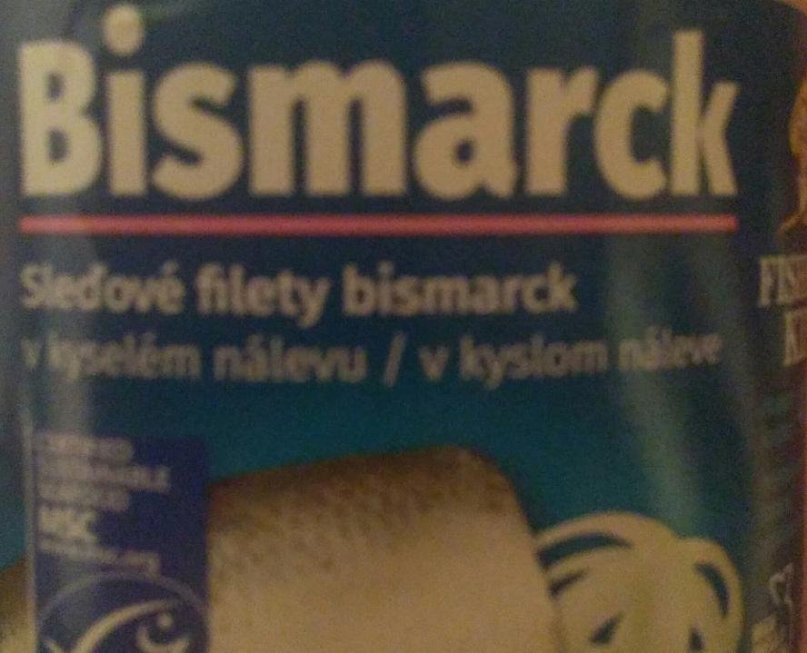 Fotografie - Marinované sleďové filety s kůží v kyselém nalevu Bismarck
