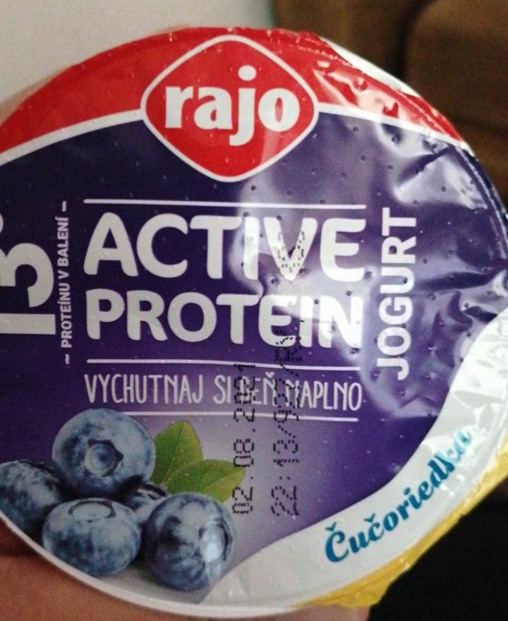 Fotografie - Rajo active protein jogurt čučoriedka