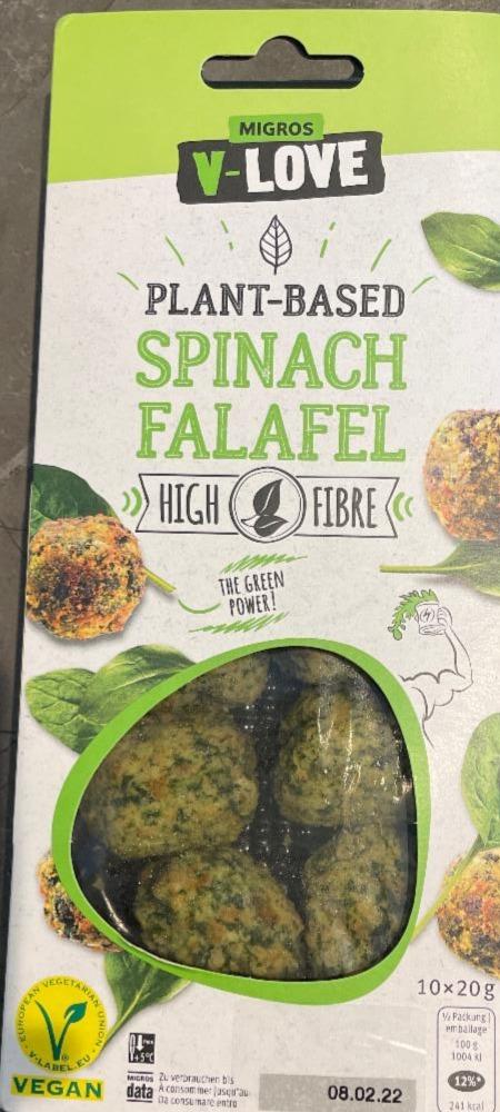 Fotografie - Plant-based Spinach Falafel Migros V-love