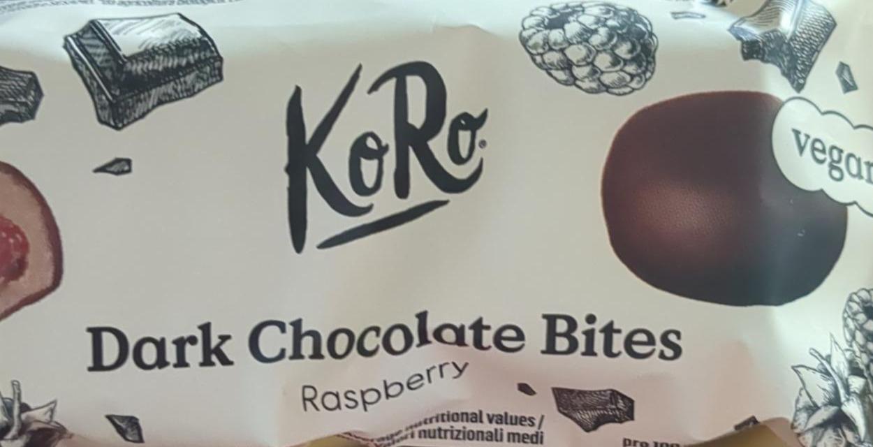 Fotografie - dark chocolate bites KoRo