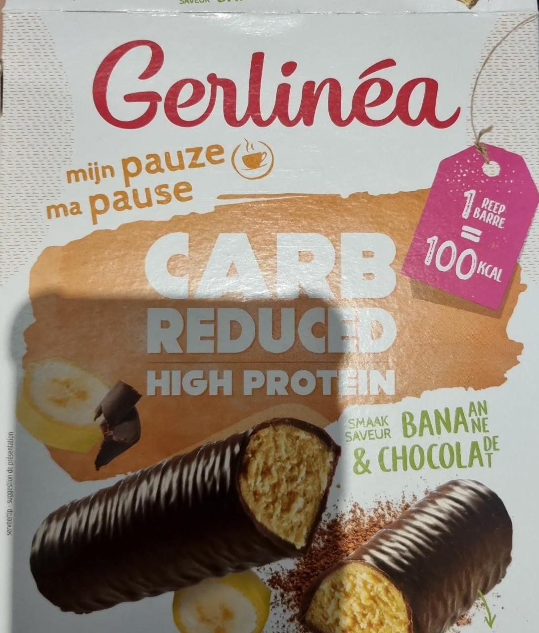Fotografie - Carb reduced High protein smaak saveur Banane & Chocolat Gerlinéa