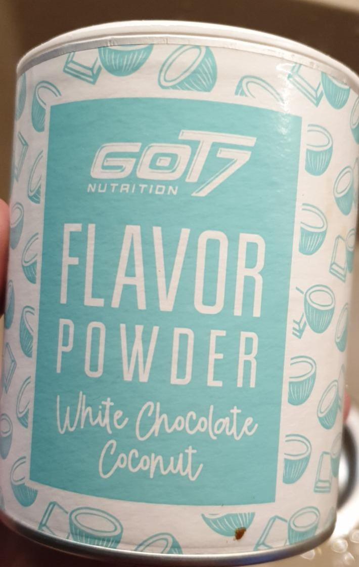 Fotografie - Flavor Powder White Chocolate Coconut Got7 Nutrition