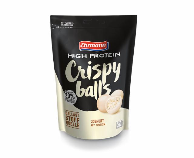Fotografie - High Protein Crispy balls joghurt mit protein Ehrmann
