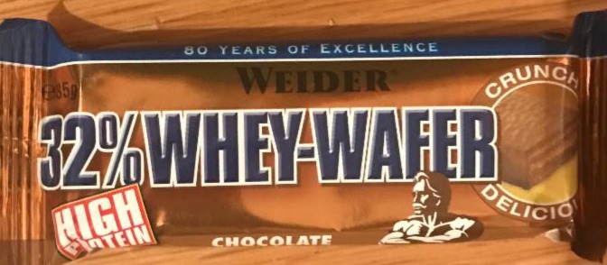 Fotografie - Whey wafer 32% chocolate 