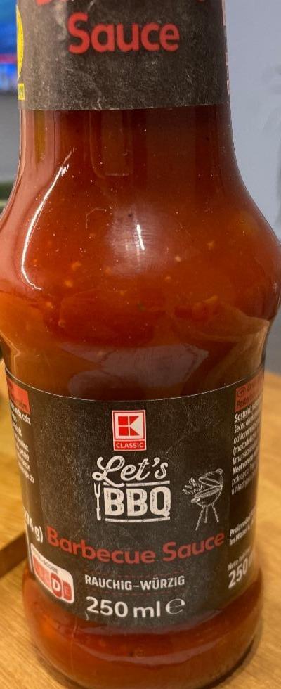 Fotografie - Lets BBQ Barbecue Sauce K-Classic