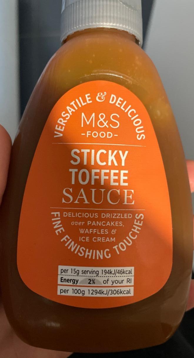Fotografie - Sticky Toffee Sauce M&S Food