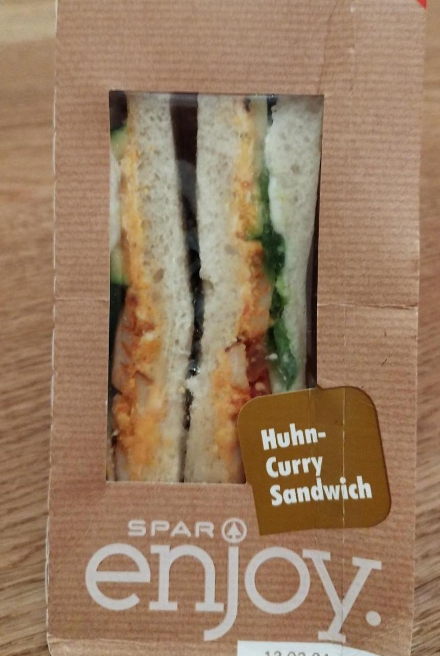Fotografie - Huhn-Curry Sandwich Spar Enjoy