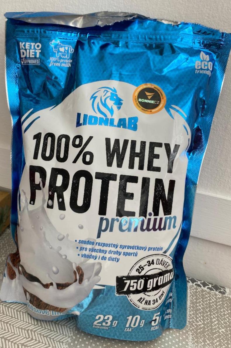 Fotografie - 100% Whey protein premium Kokosové mléko Lionlab