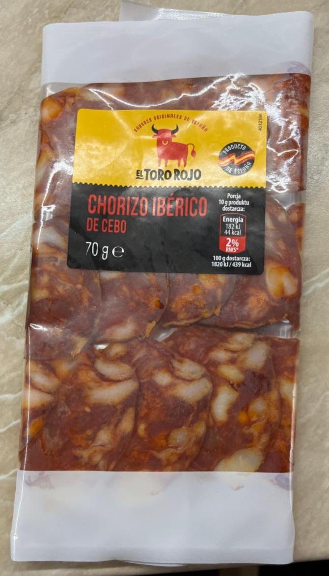 Fotografie - Chorizo Ibérico de cebo El Toro Rojo