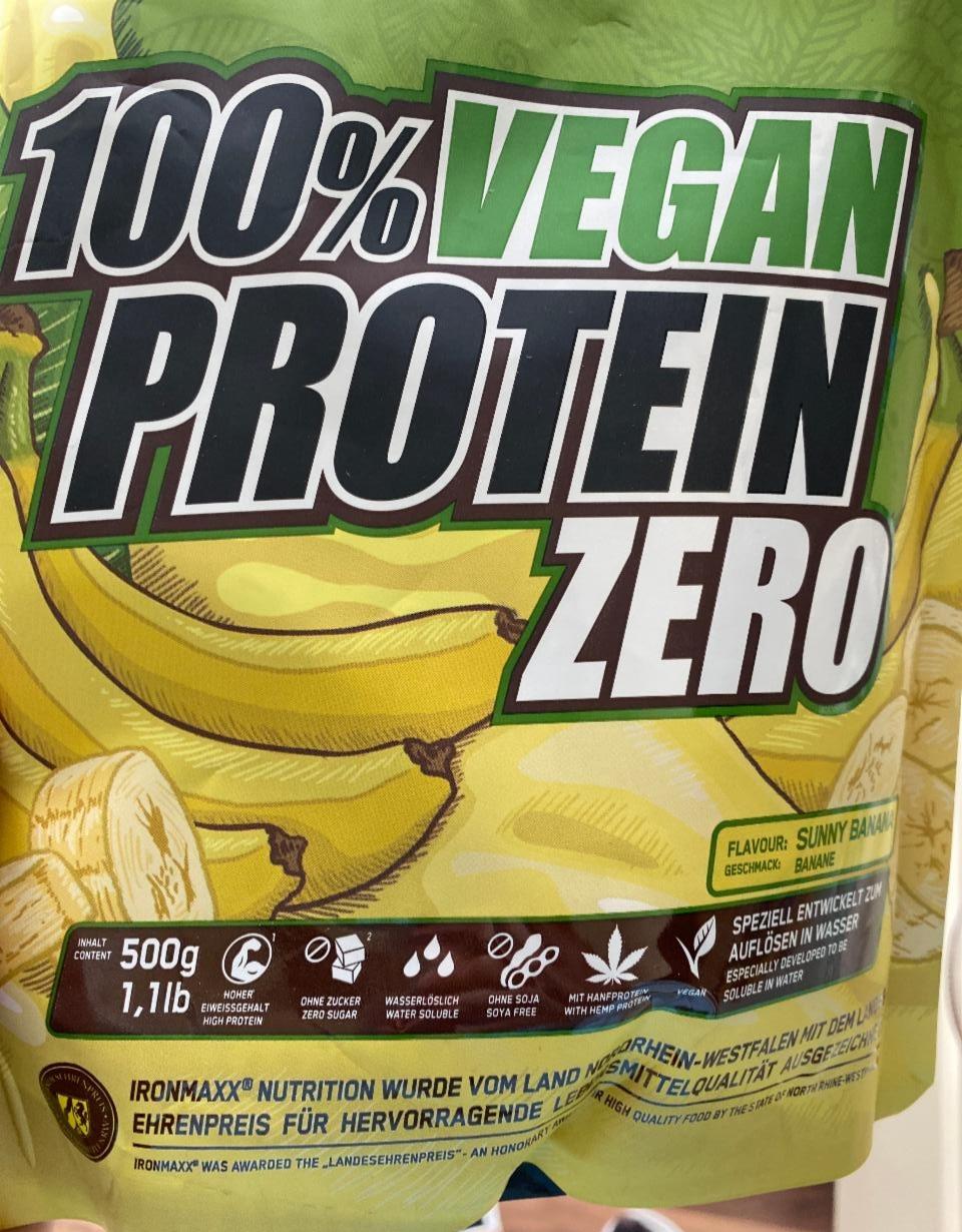 Fotografie - 100% Vegan Protein Sunny Banana IronMaxx