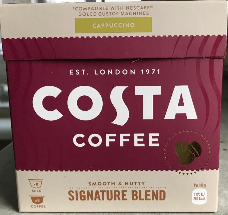 Fotografie - Costa Coffee Cappuccino Compatible with Nescafé Dolce Gusto