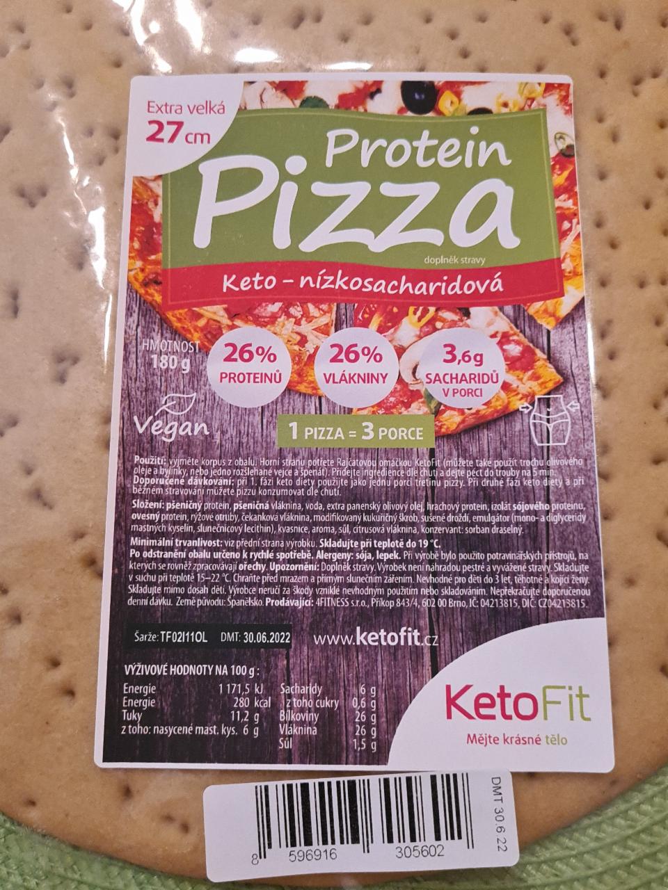 Fotografie - Protein pizza KetoFit