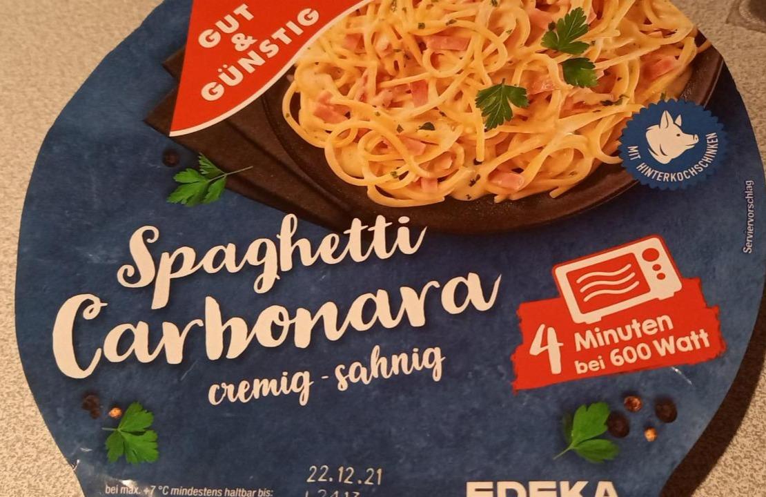 Fotografie - Spaghetti Carbonara Gut & Günstig