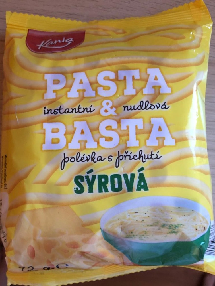 Fotografie - Pasta & basta instantní nudlová polévka sýrová Kania