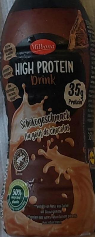 Fotografie - High protein drink Schokogeschmack Milbona