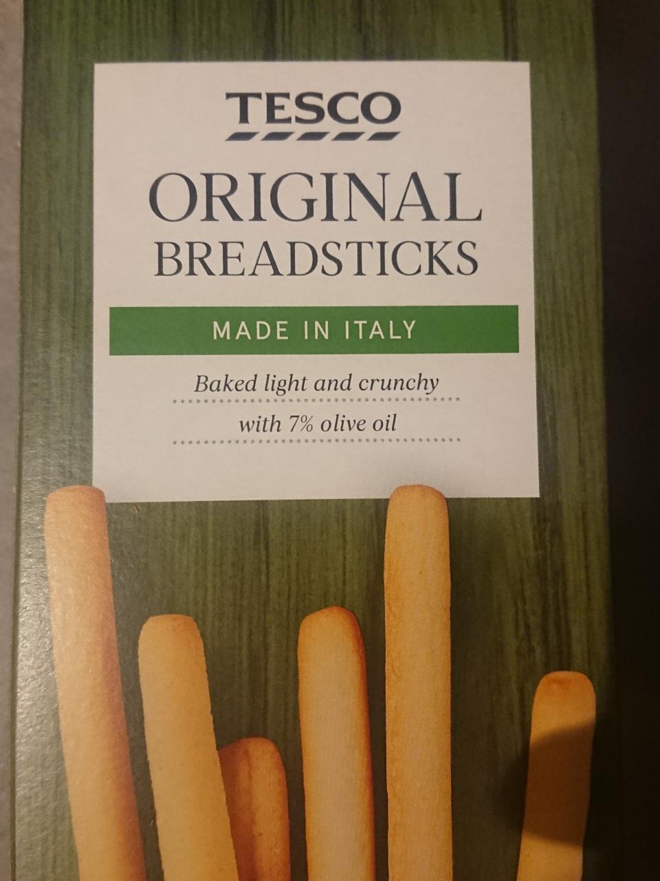 Fotografie - Original breadsticks Made in Italy Tesco