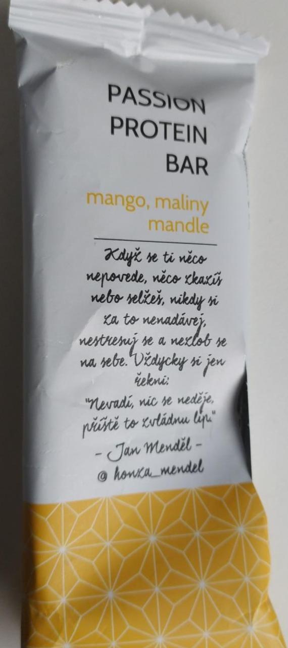 Fotografie - Passion protein bar mango, maliny, mandle
