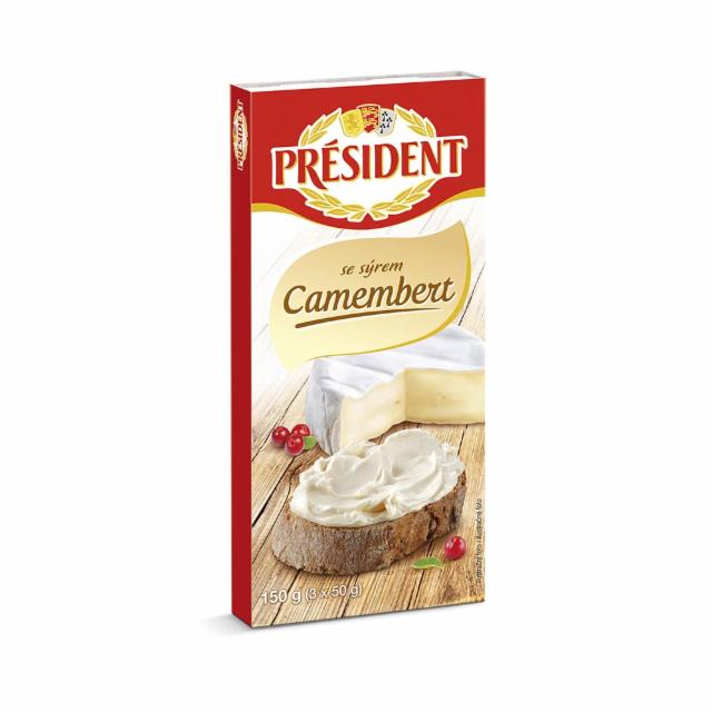 Fotografie - Tavený sýr se sýrem camembert Président