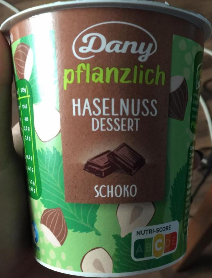 Fotografie - Dany pflanzlich Haselnuss Dessert Schoko Danone