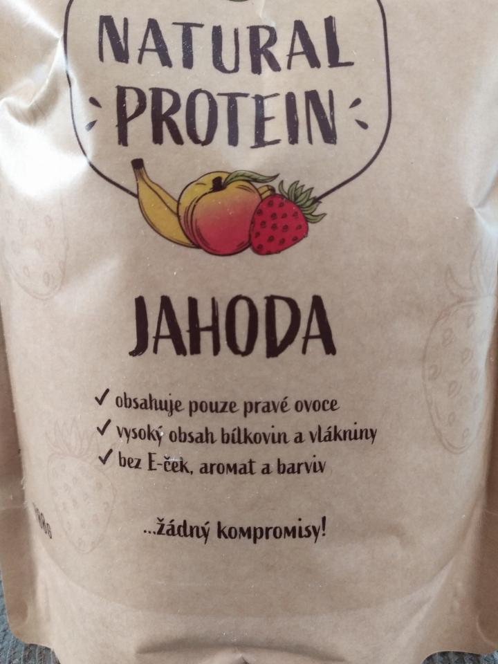 Fotografie - Natural protein jahoda - cvičím
