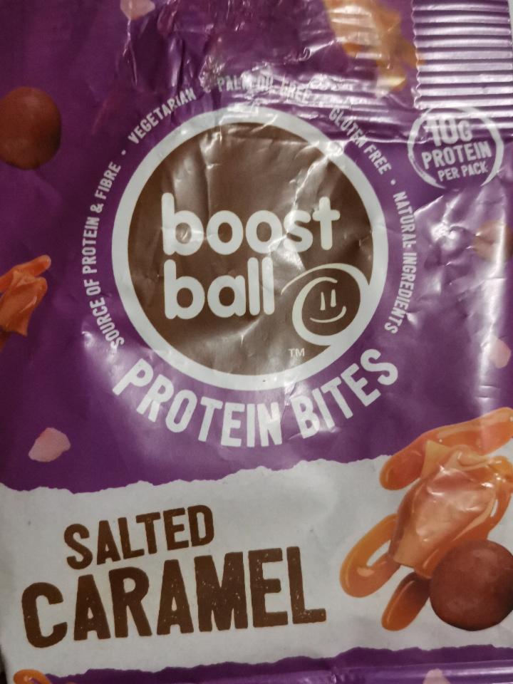 Fotografie - Boost Ball Protein Bites Salted Caramel
