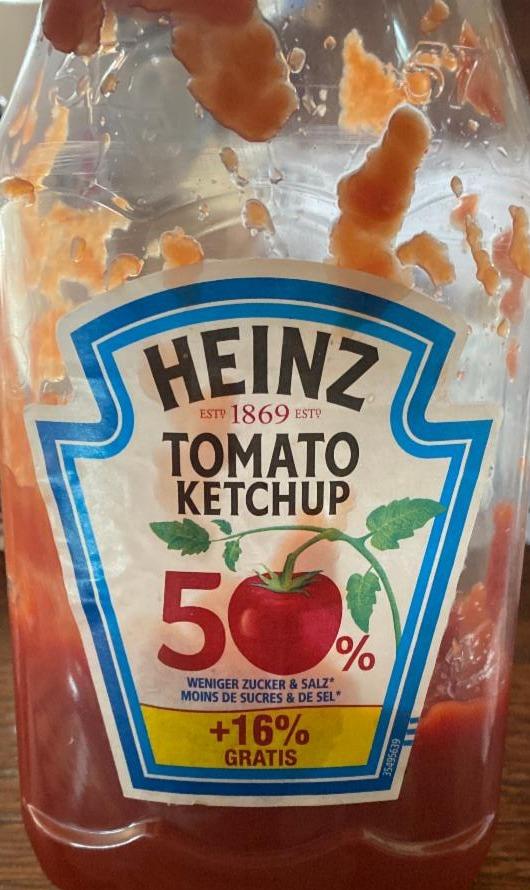 Fotografie - Tomato Kečup 50% cukru a tuku Heinz