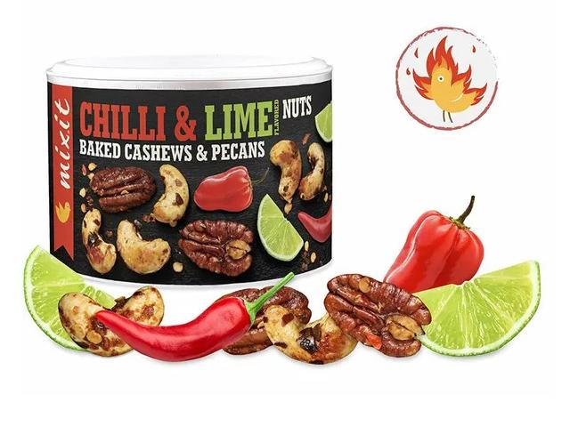 Fotografie - Chilli & Lime Nuts baked cashews & pecans Mixit