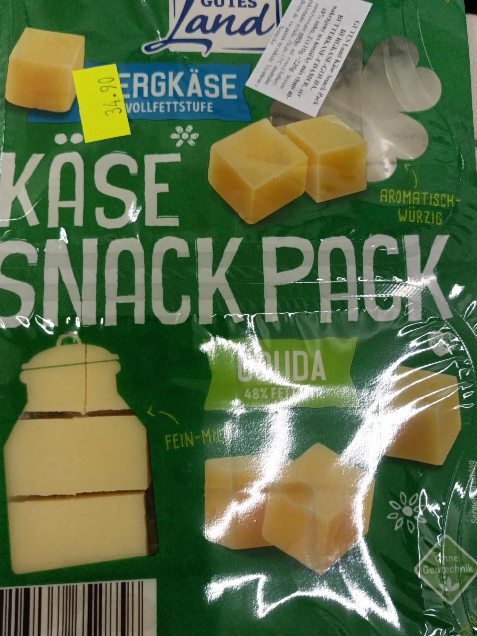 Fotografie - Käse snack pack Gouda 48% Gutes Land