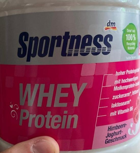Fotografie - Whey protein himbeeree-joghurt-gesmack Sportness