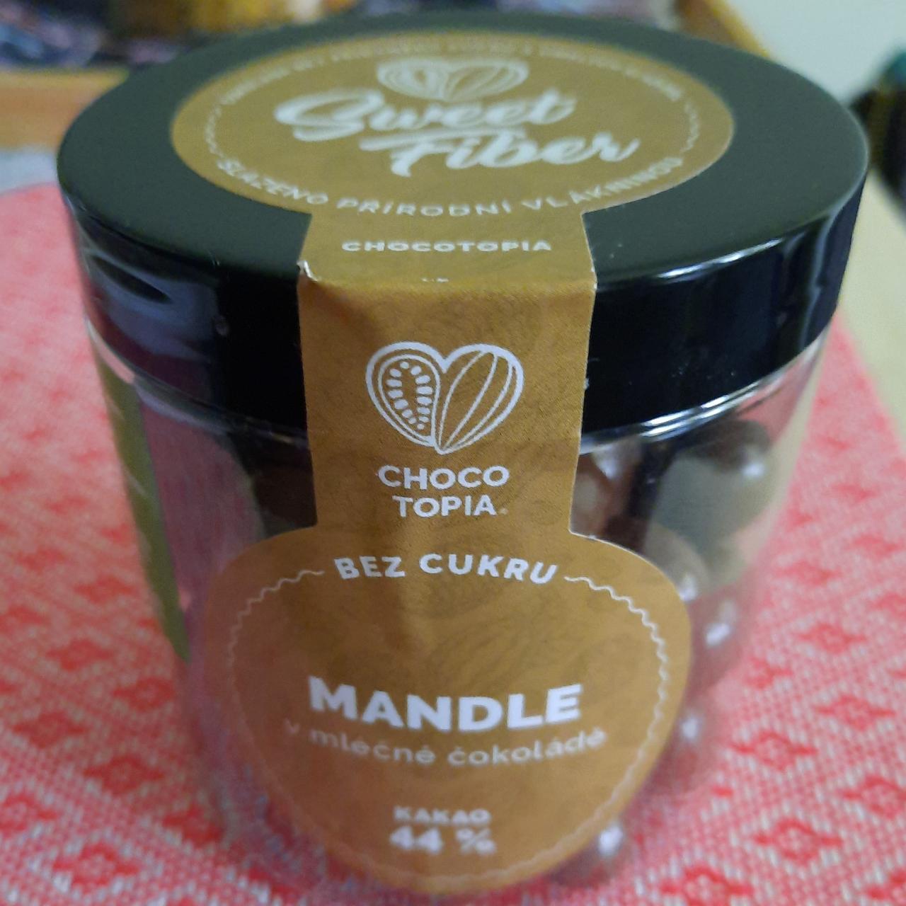 Fotografie - Sweet fiber Mandle v mléčné čokoládě Chocotopia