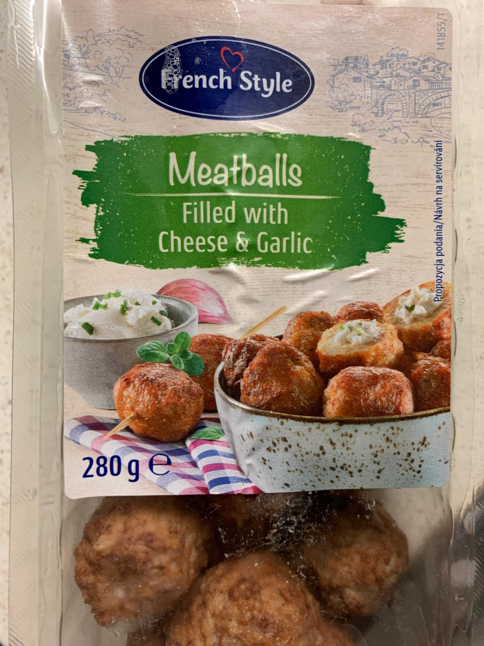 Fotografie - Meatballs Filled with Cheese & Garlic French style