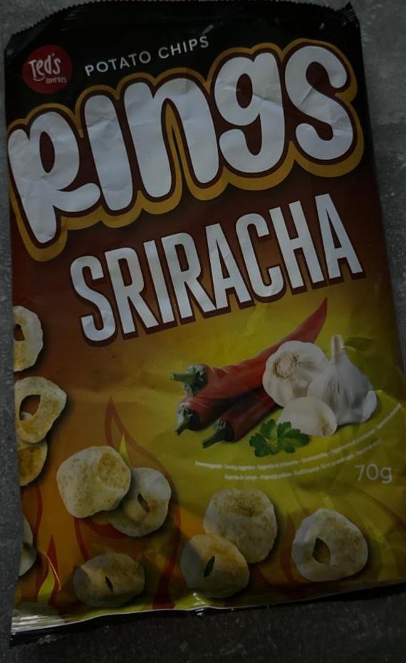 Fotografie - rings sriracha Potato chips