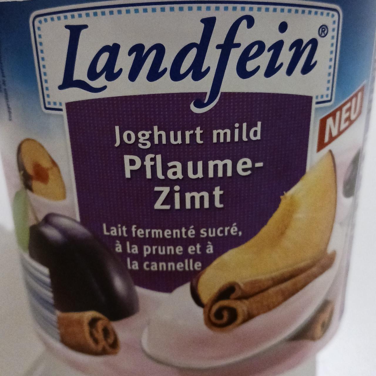 Fotografie - Jemný jogurt švestka skořice Landfein