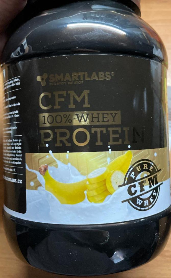 Fotografie - CFM 100% Whey Protein banán Smartlabs