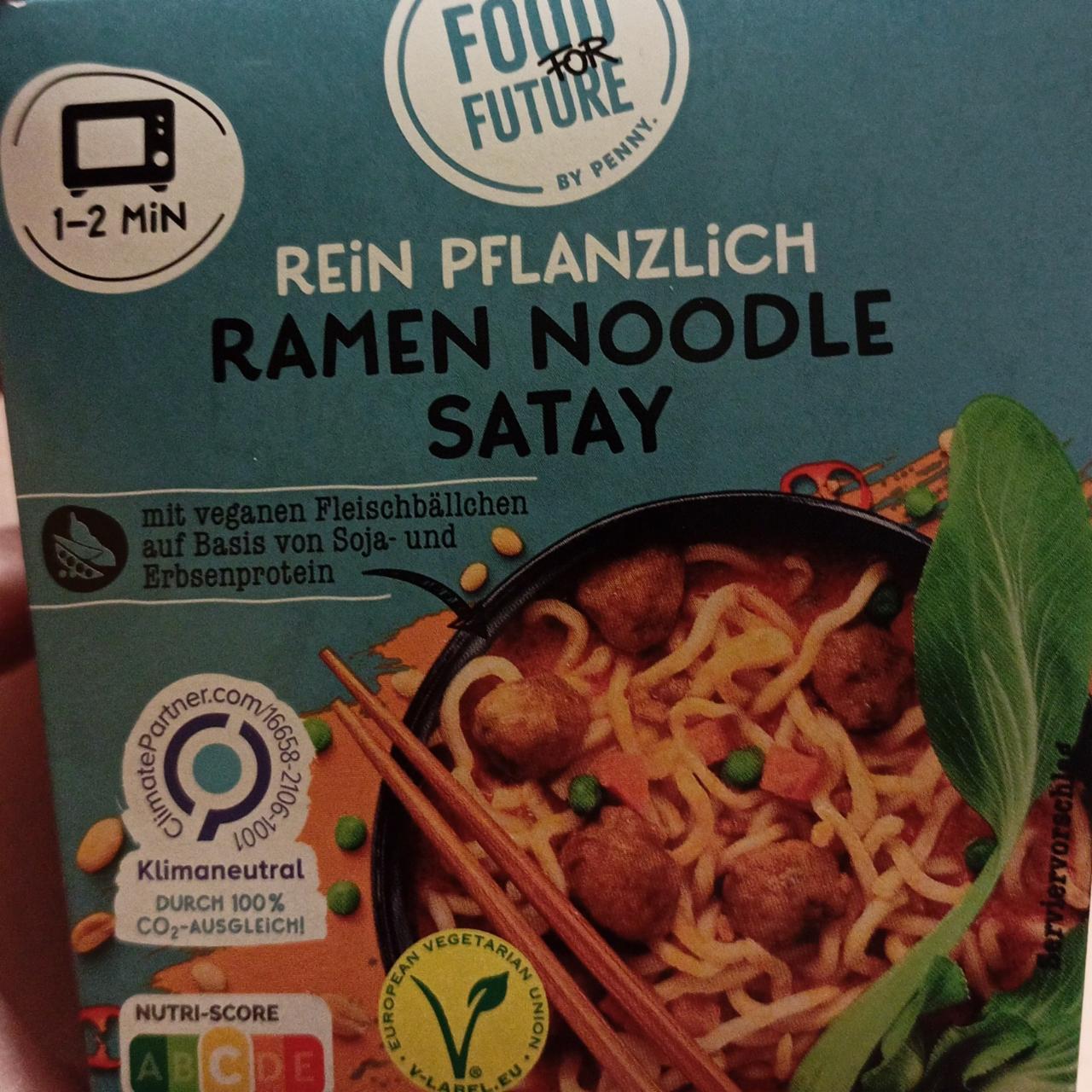 Fotografie - Ramen noodle satay Food for Future