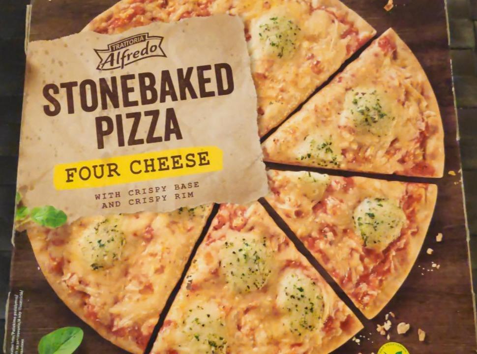 Fotografie - Stonebaked Pizza Four Cheese Trattoria Alfredo