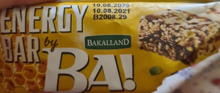 Fotografie - Energy Bar 5 seeds with honey Bakalland