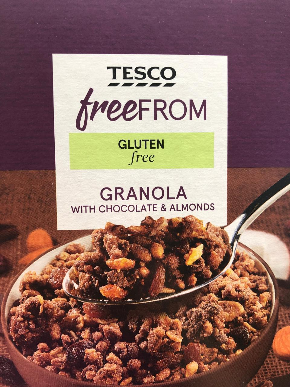 Fotografie - Granola with Chocolate & Almonds Gluten Free Tesco free From