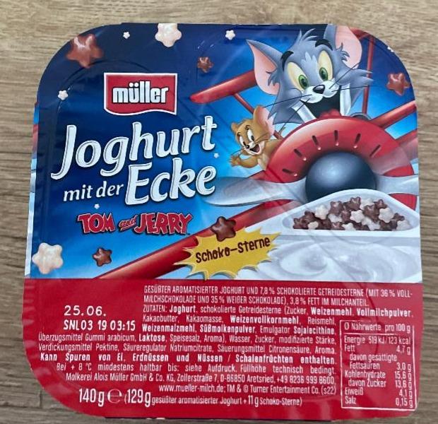 Fotografie - Joghurt mit der Ecke Tom & Jerry Müller