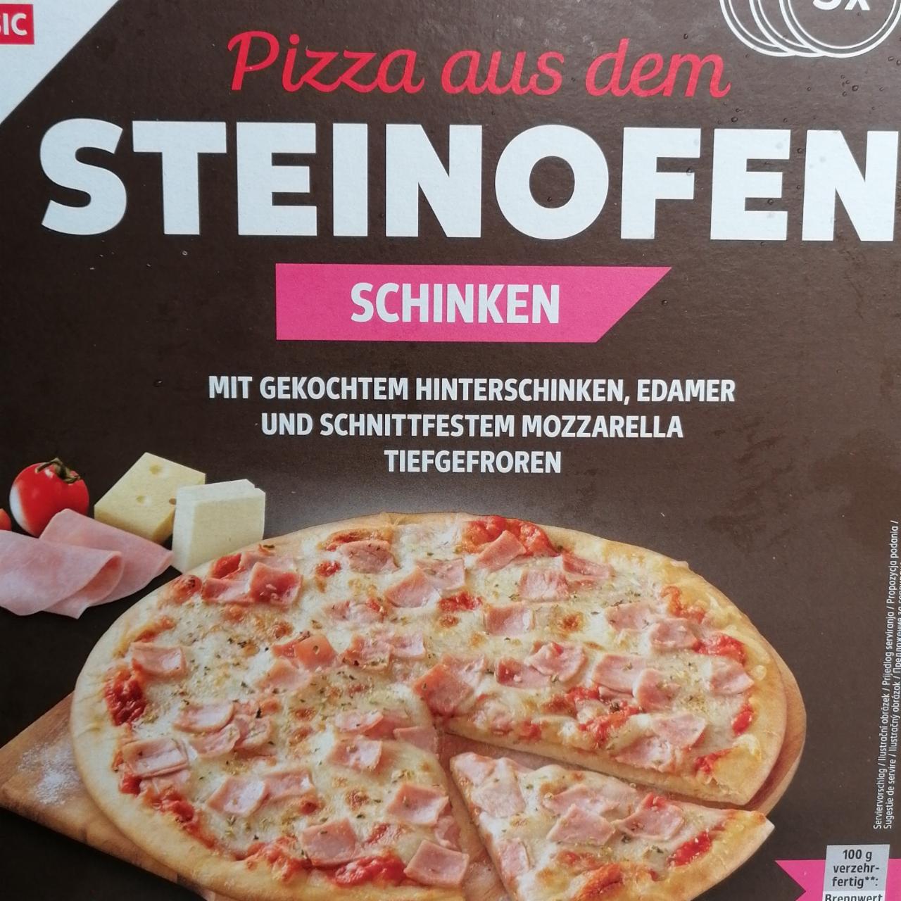 Fotografie - Pizza aus dem Steinofen Schinken K-Classic