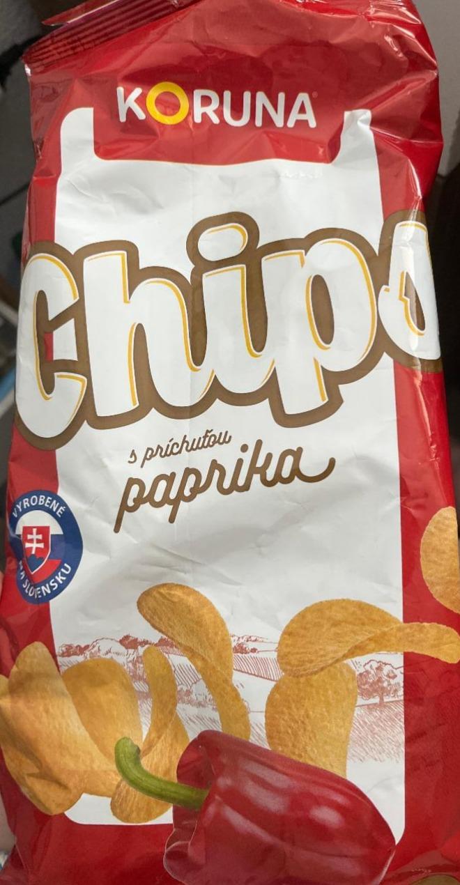 Fotografie - Chips s příchuťou paprika Koruna