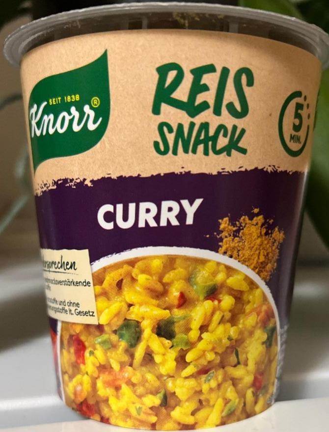 Fotografie - Reis Snack curry Knorr