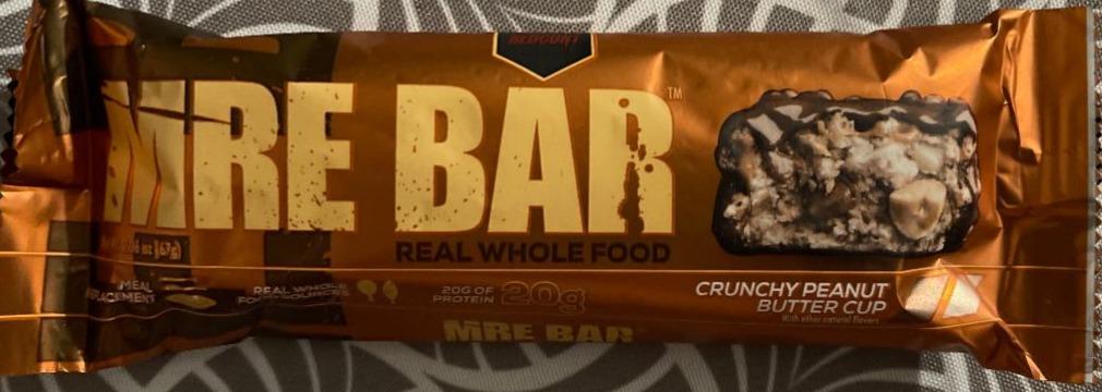 Fotografie - MRE bar real whole food crunchy peanut butter cup Redcon1