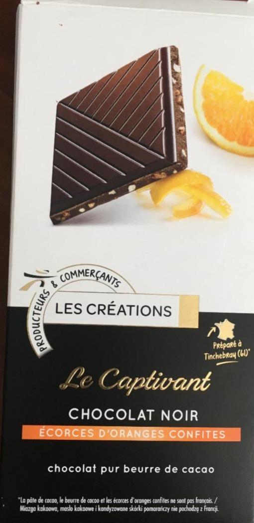 Fotografie - Le Captivant hořká čokoláda s pomerančovou kůrou Les Créations