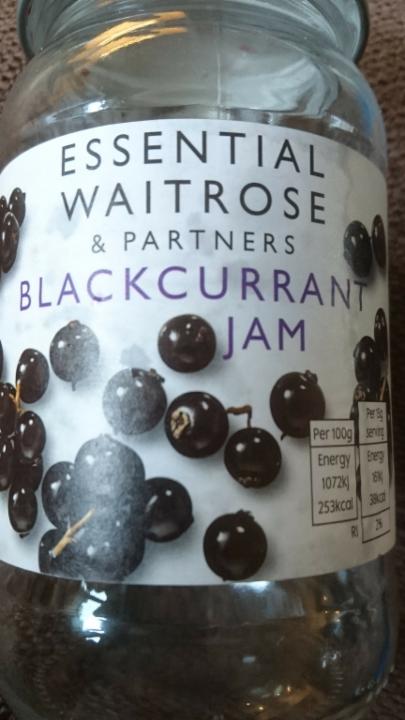 Fotografie - Blackcurrant Jam Waitrose Essential