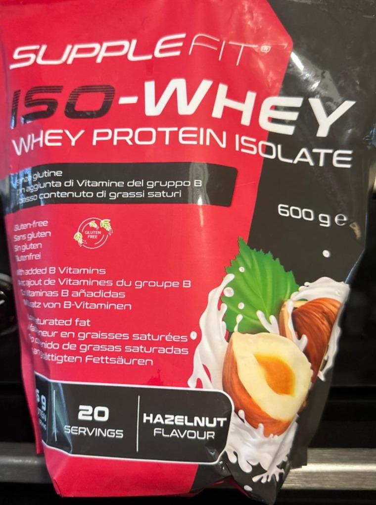 Fotografie - ISO-WHEY protein isolate Hazelnut Flavour Supplefit