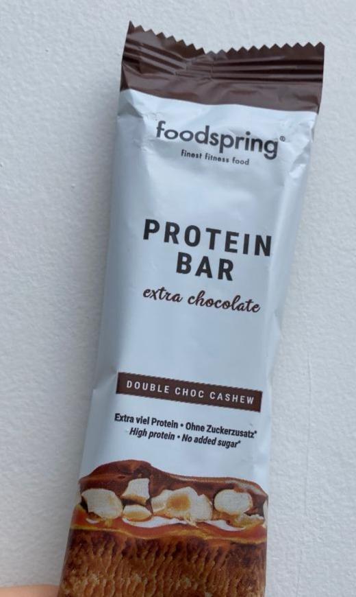 Fotografie - Protein Bar extra chocolate Double Choc Cashew Foodspring