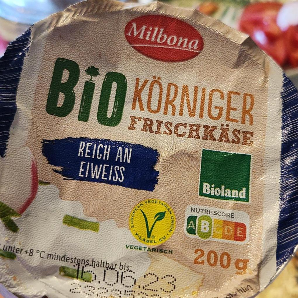 Fotografie - Bio Organic Körniger Frischkäse Milbona