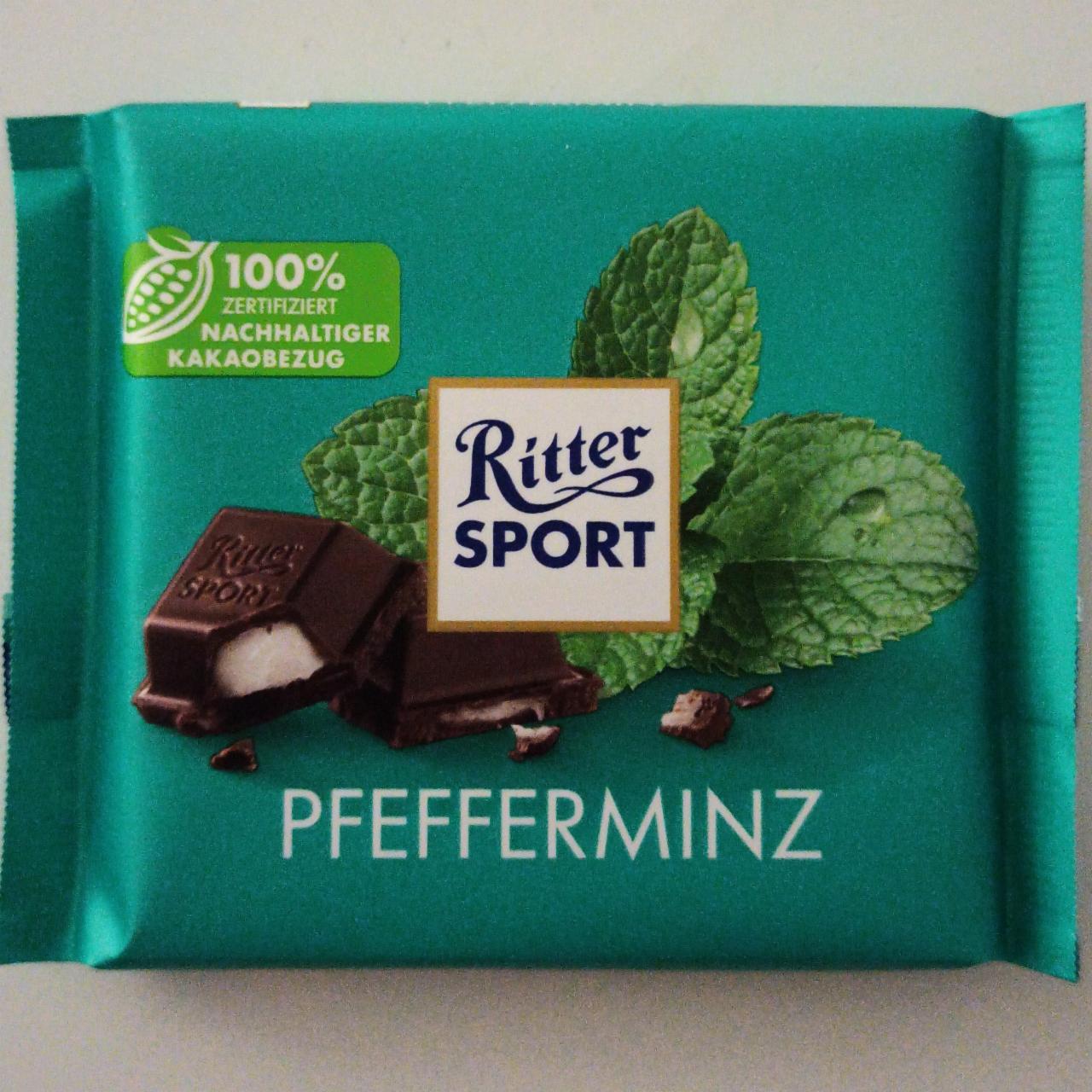 Fotografie - Dark Chocolate with Peppermint Ritter Sport